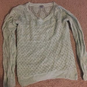 Mint green sweater